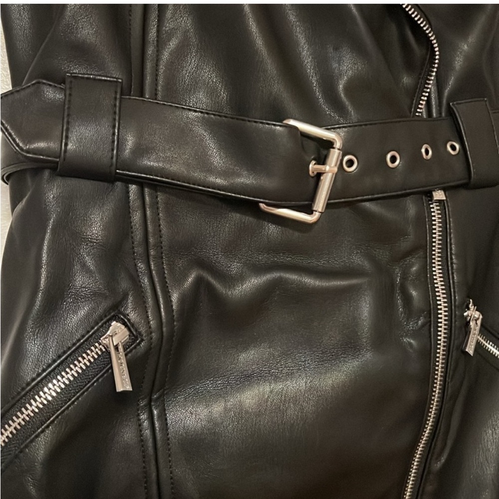 House of CB Vegan Leather Mini Dress - Picture 3 of 7